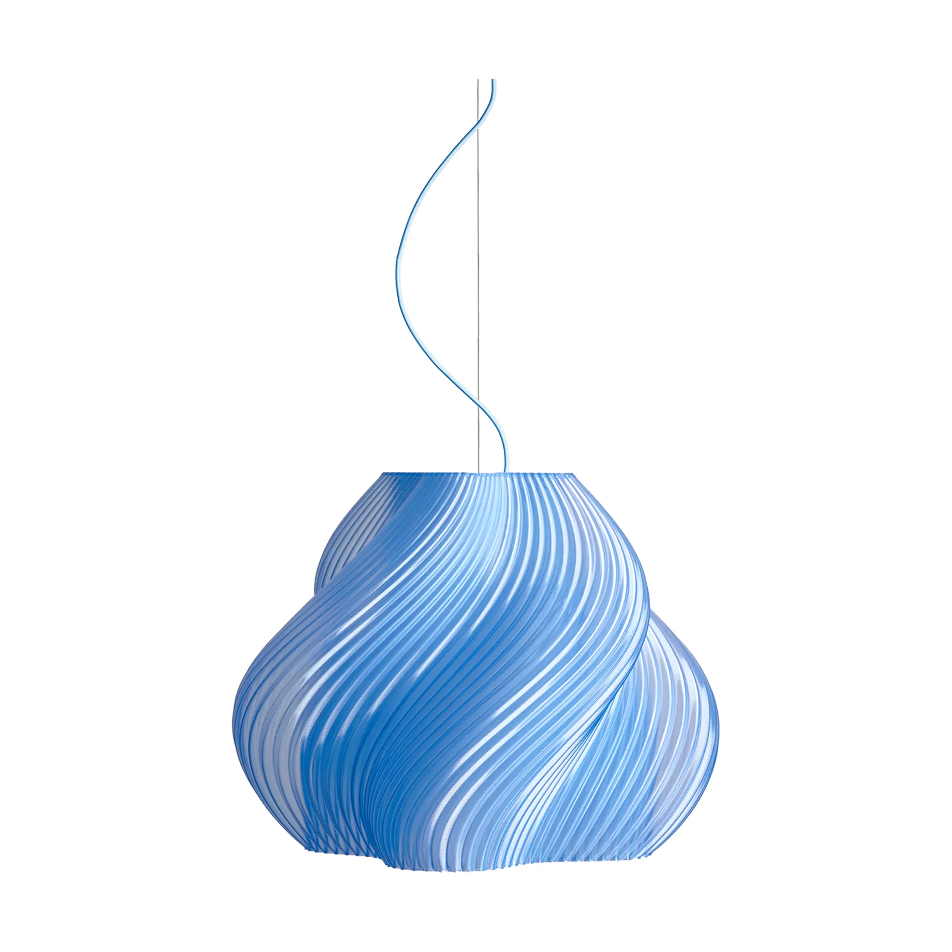 Soft Serve pendant, Blueberry sorbet-brass, Mega, 60 cm Crème Atelier