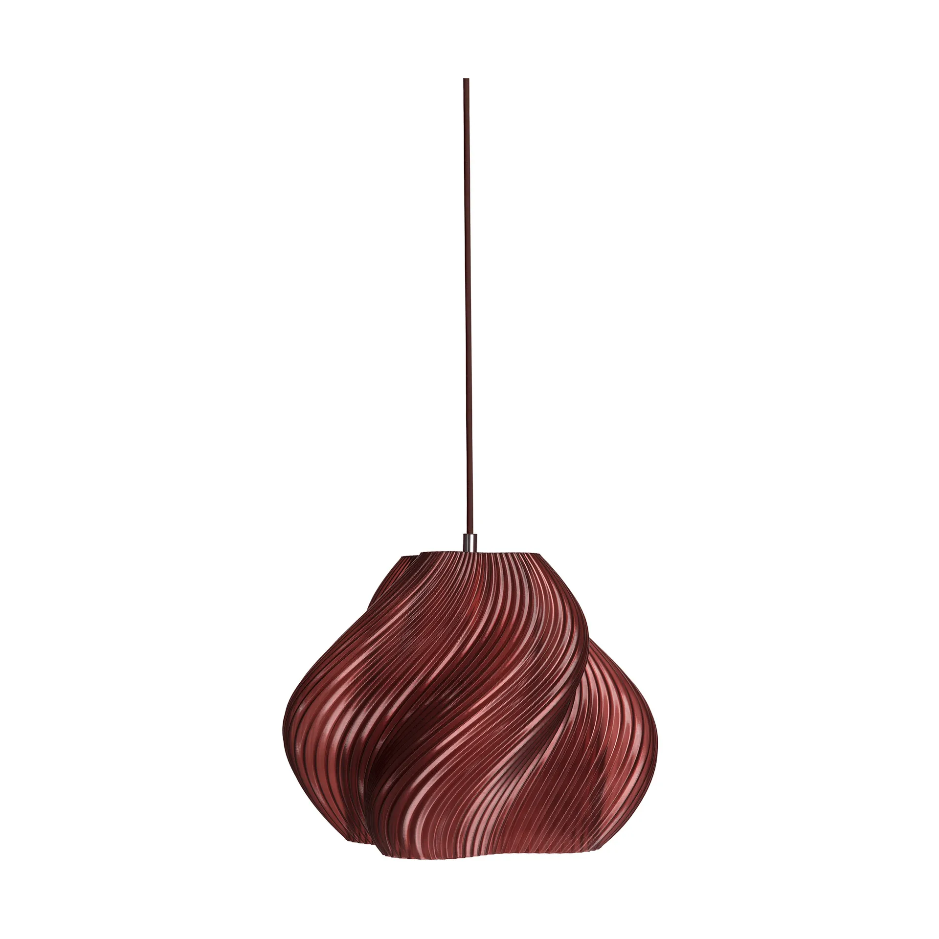 Soft Serve pendant, Cherry-chrome, 02, 25 cm Crème Atelier
