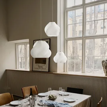 Soft Serve pendant - White-brass, 01, 20 cm - Crème Atelier