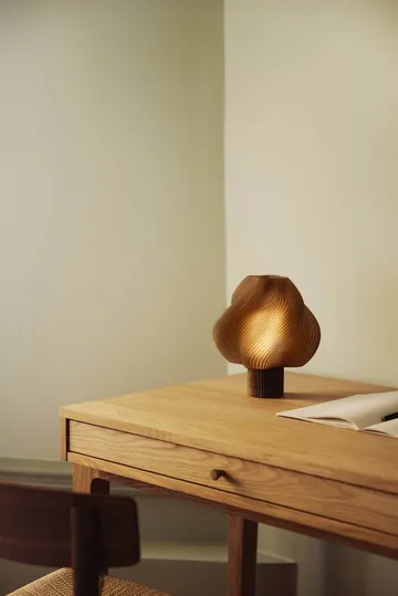 Soft Serve portable table lamp - Caramel, 23 cm - Crème Atelier