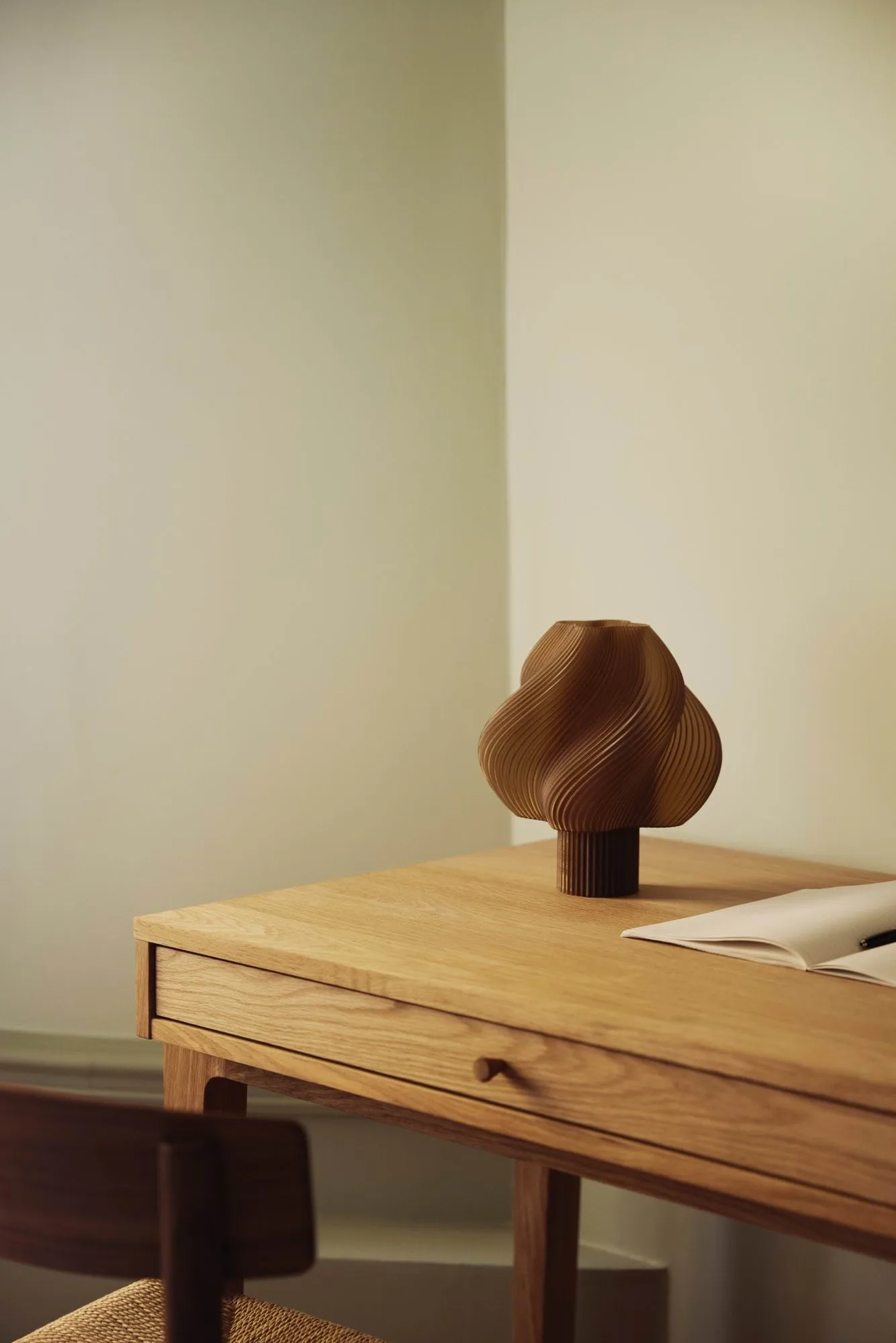 Soft Serve portable table lamp, Caramel, 23 cm Crème Atelier
