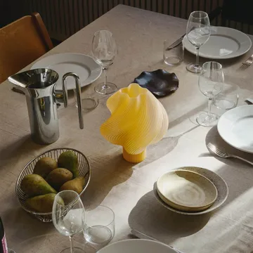 Soft Serve portable table lamp - Limoncello sorbet, 23 cm - Crème Atelier