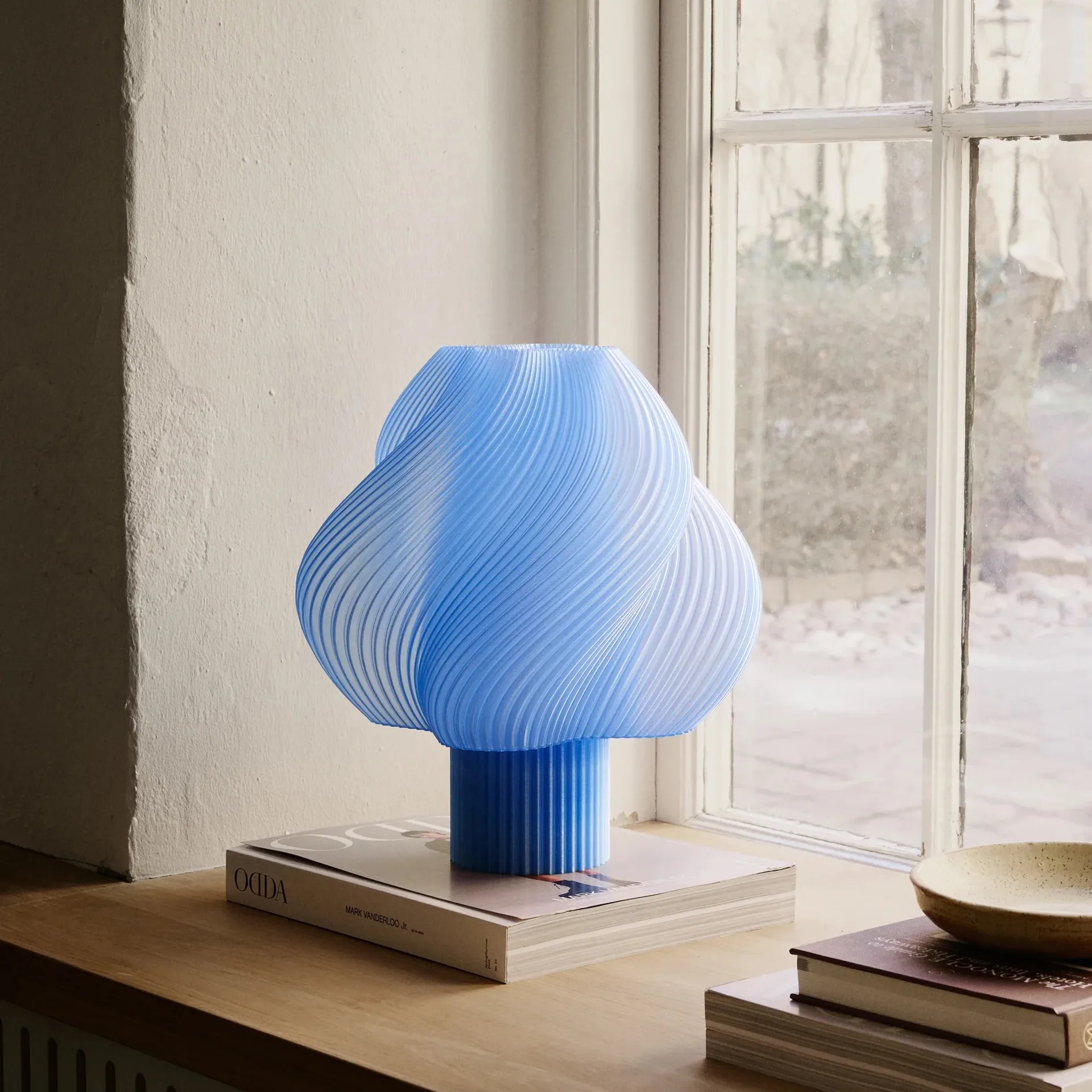 Soft Serve table lamp, Blueberry sorbet, Grande, 34 cm Crème Atelier