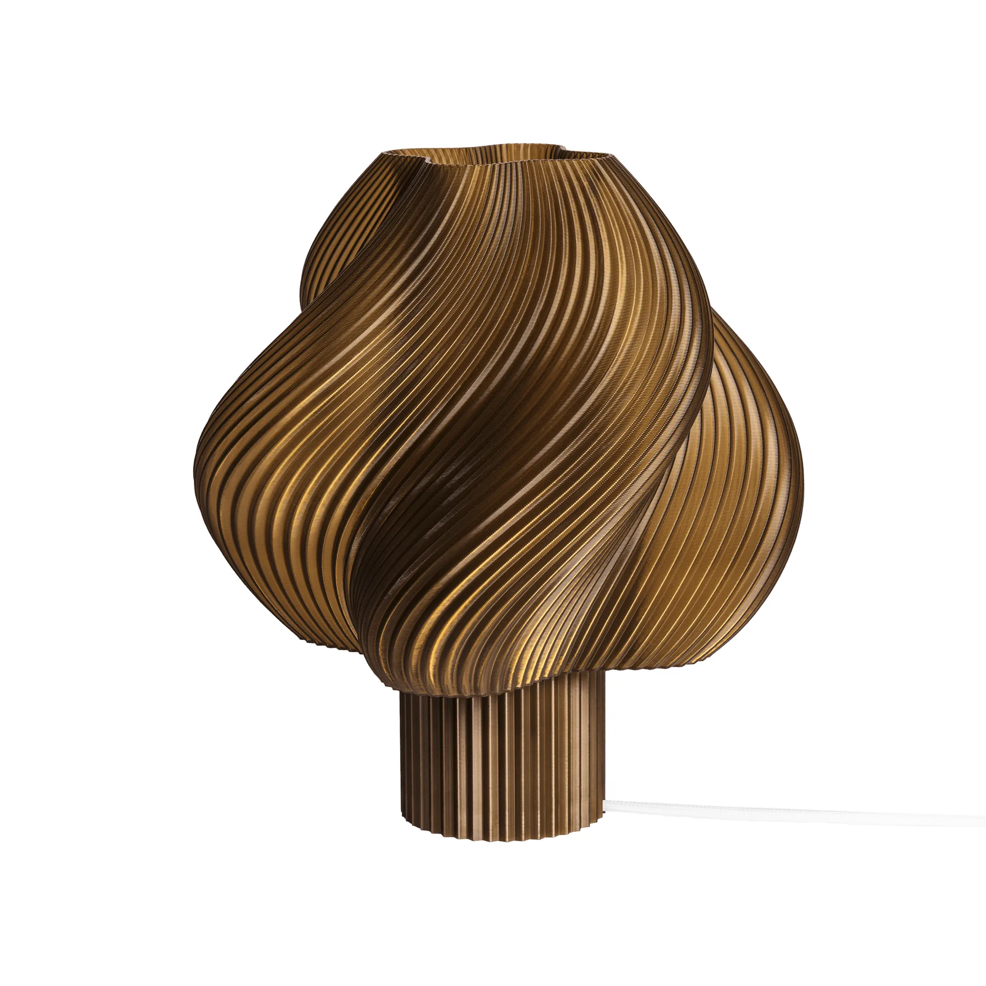 Soft Serve table lamp, Caramel, Regular, 26 cm Crème Atelier
