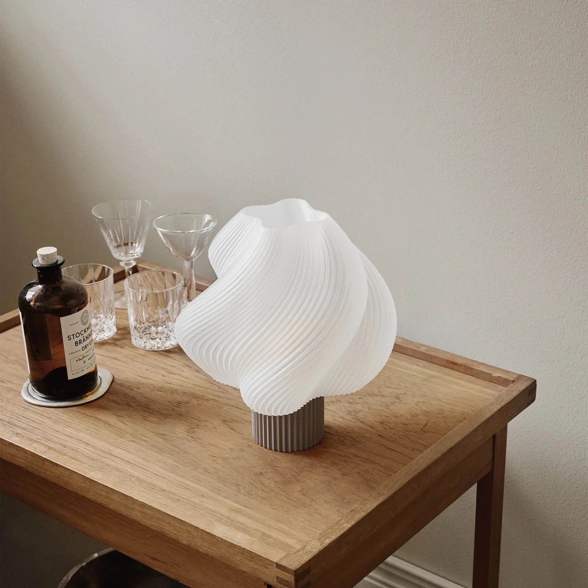 Soft Serve table lamp, Mocha, Regular, 26 cm Crème Atelier