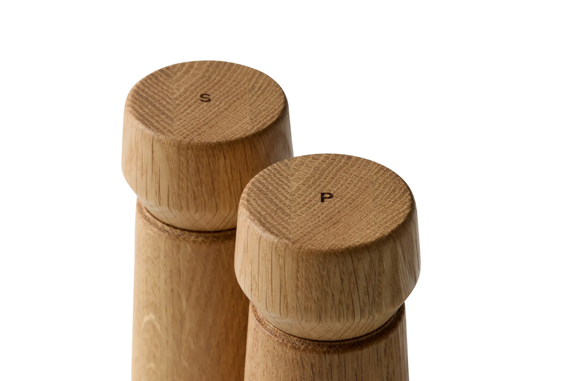 Amsterdam salt and pepper mill set, Natural, FSC oak, 2-piece set Crushgrind