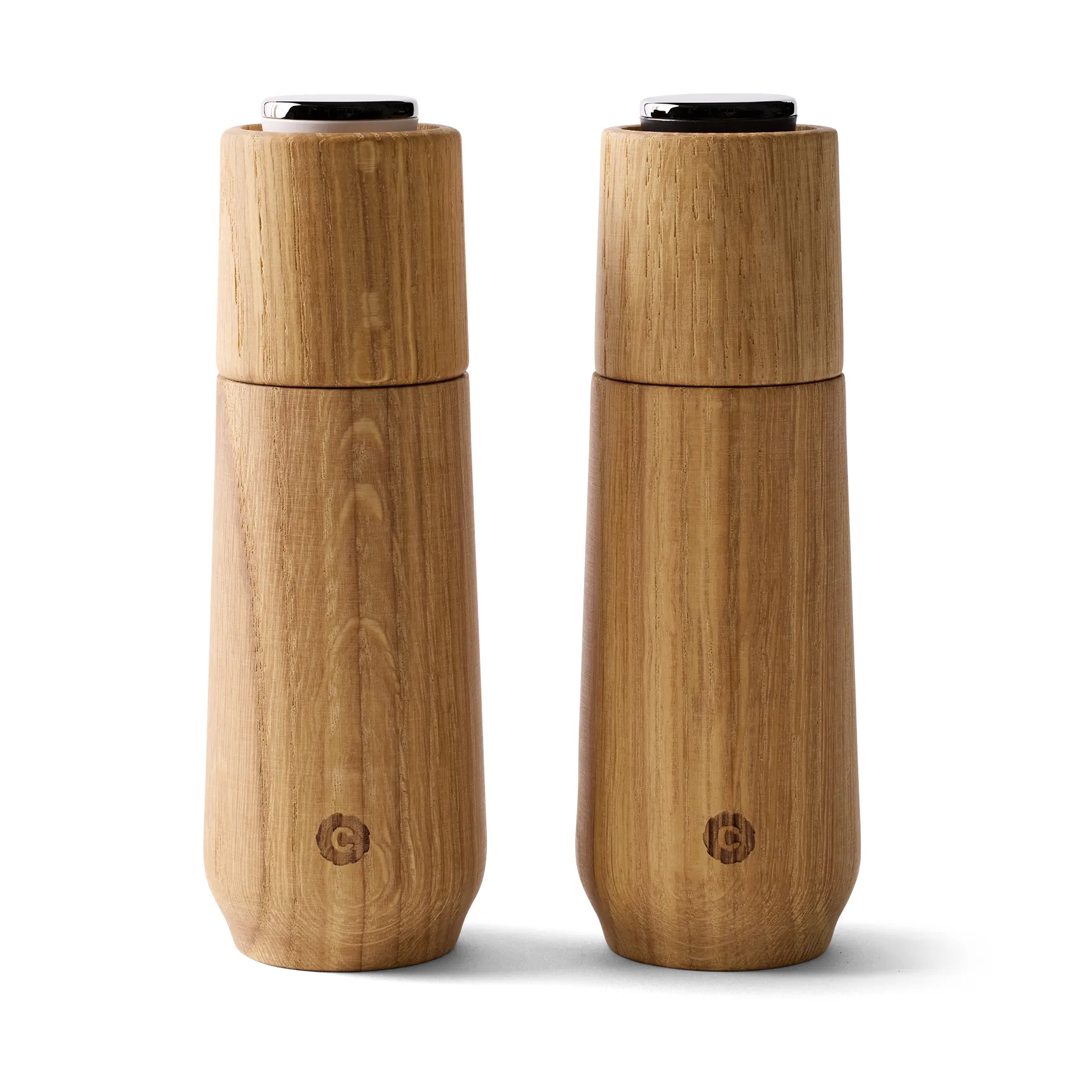 Champagne salt and pepper mill set, Natural, 2-piece Crushgrind