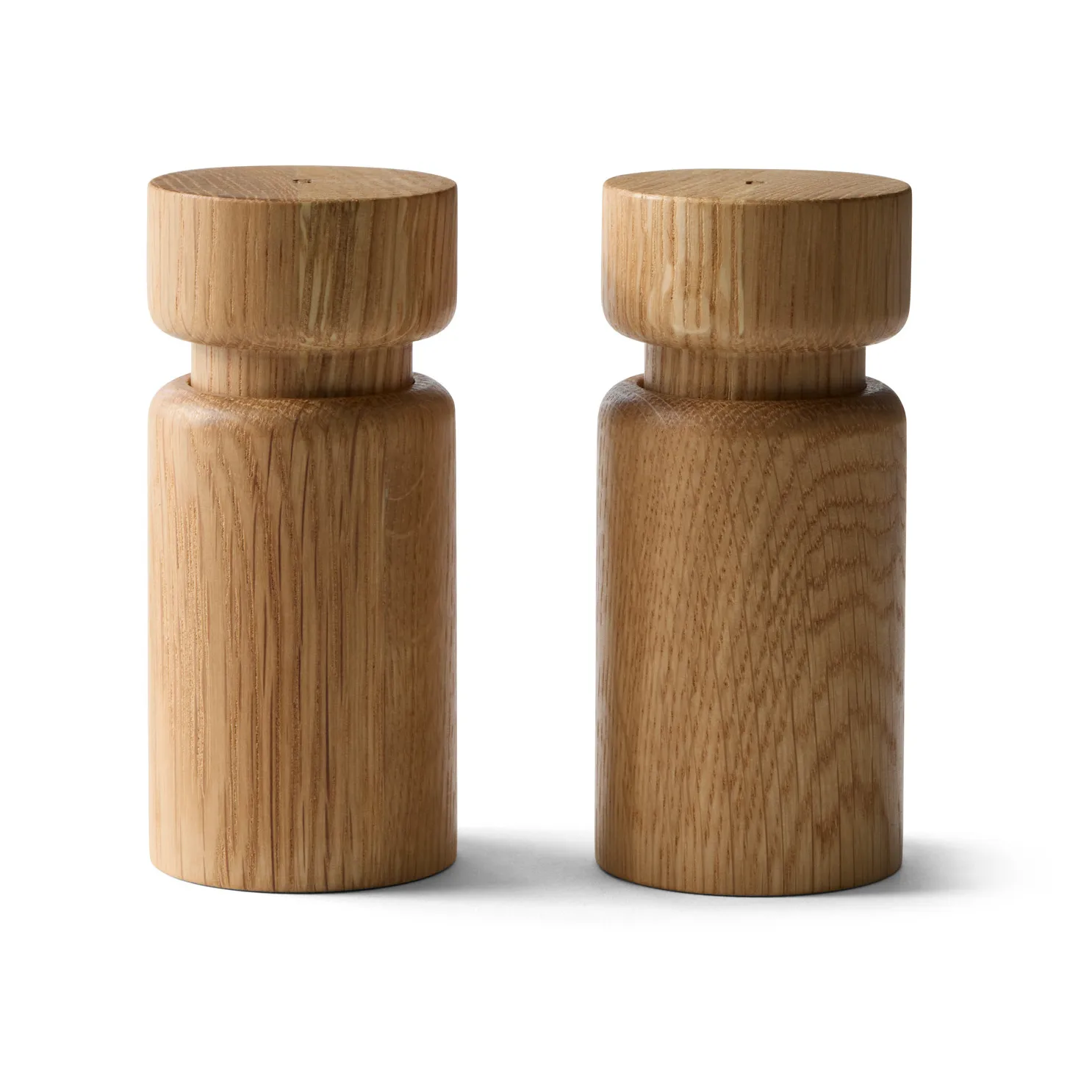 Helsinki salt and pepper mill set, Oak, mini, 2 pieces Crushgrind