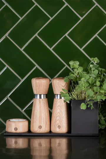 Kyoto spice grinder - Natural, FSC oak, 17 cm - Crushgrind
