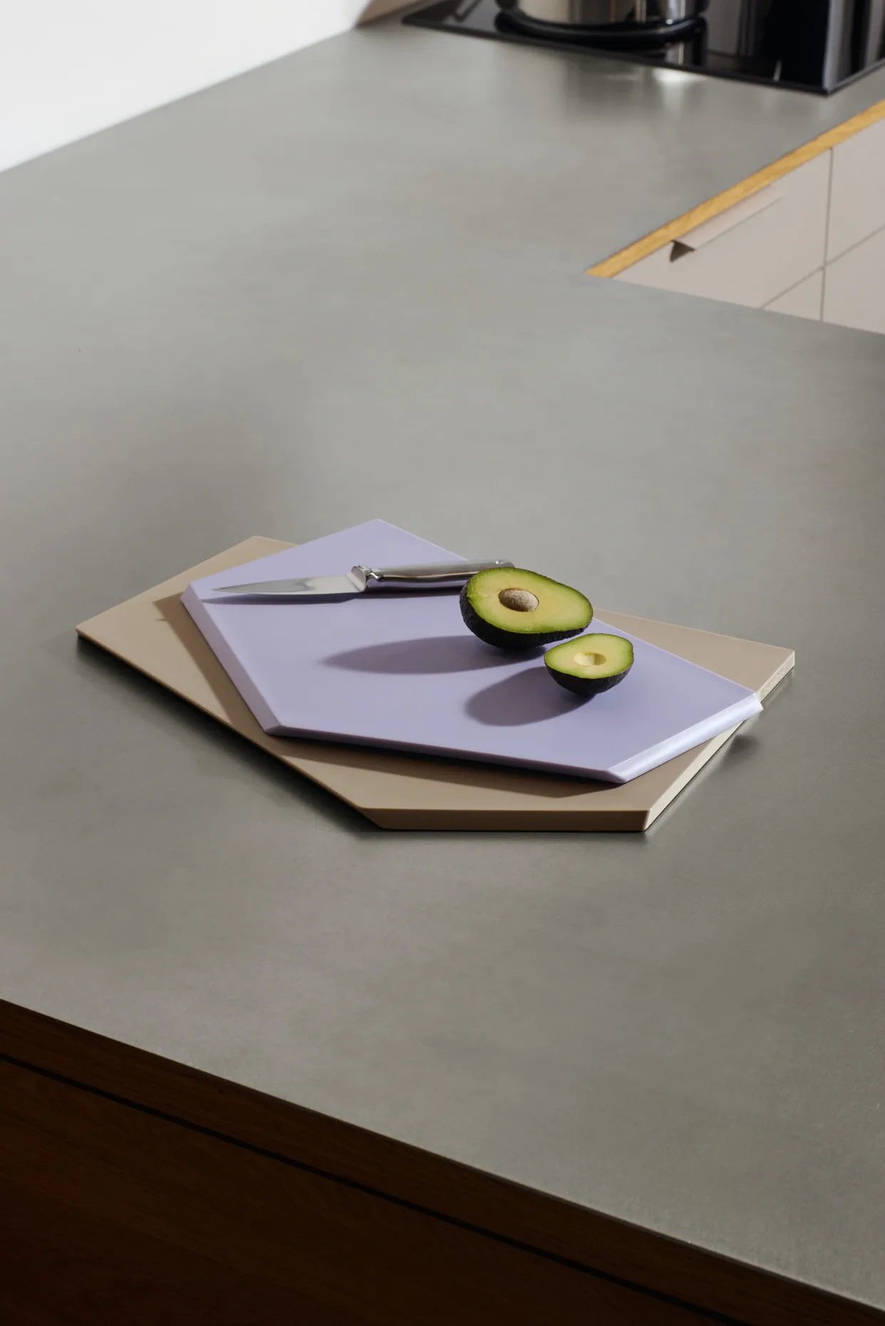 Zurich chopping board, Lavender, medium Crushgrind