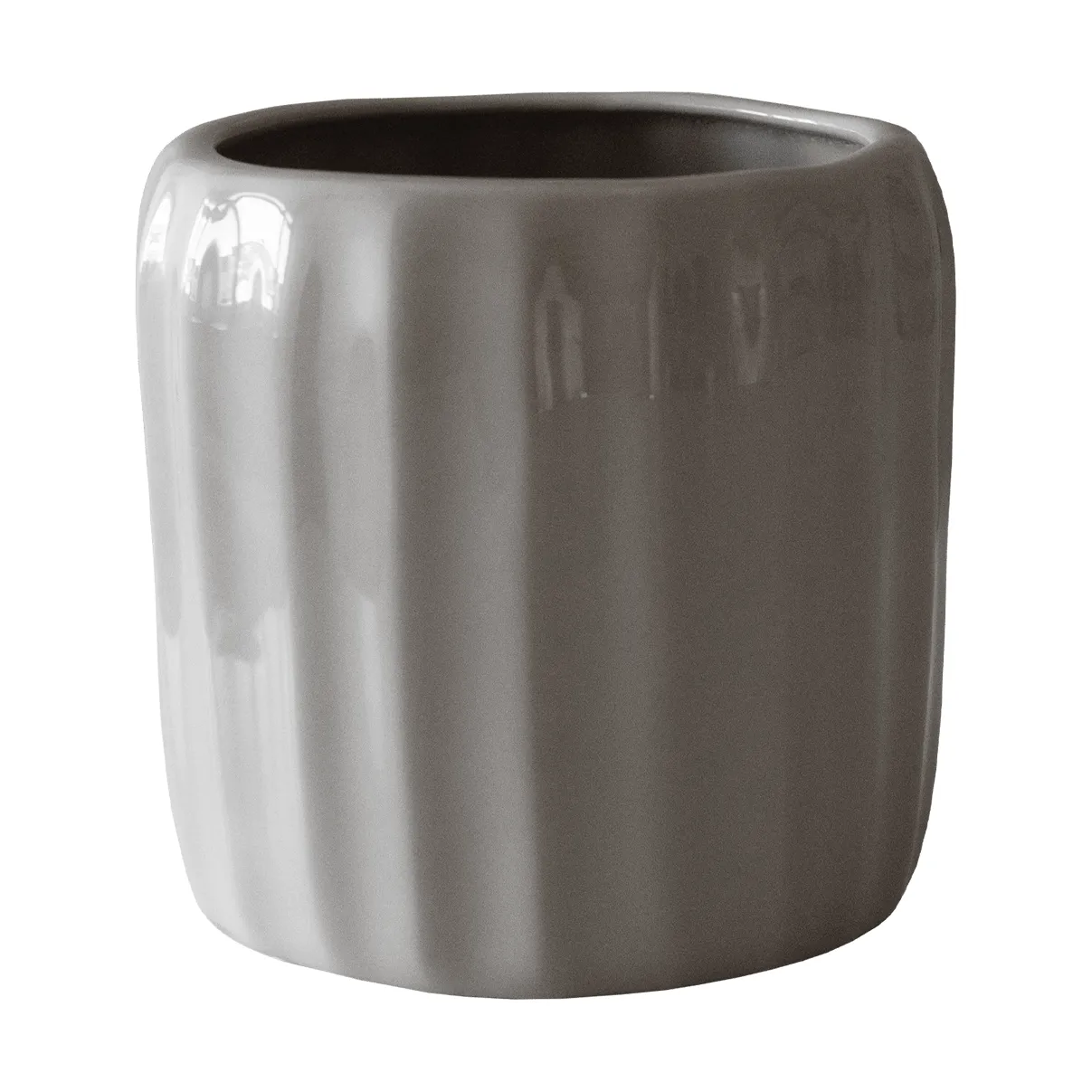 Ease pot, Shiny mole, Ø14x13.5 cm DBKD