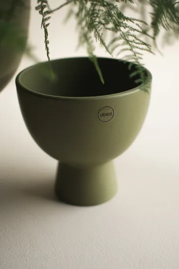 Figure flower pot Ø15 cm - Green - DBKD