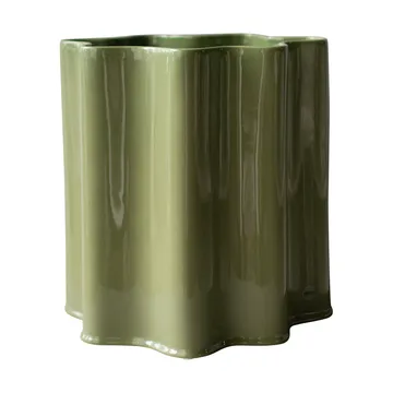 Filter flower pot - Shiny green, Ø25 cm - DBKD