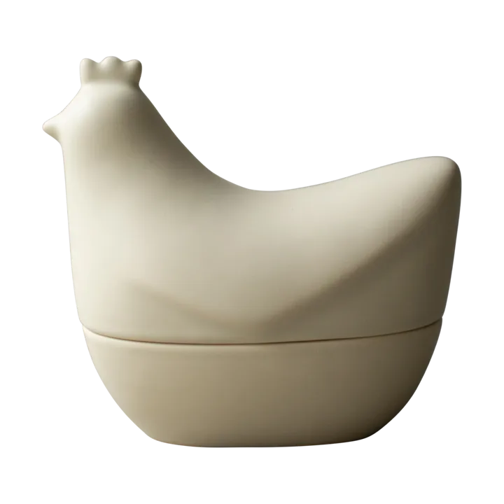 Happy hen bowl - Cream - DBKD