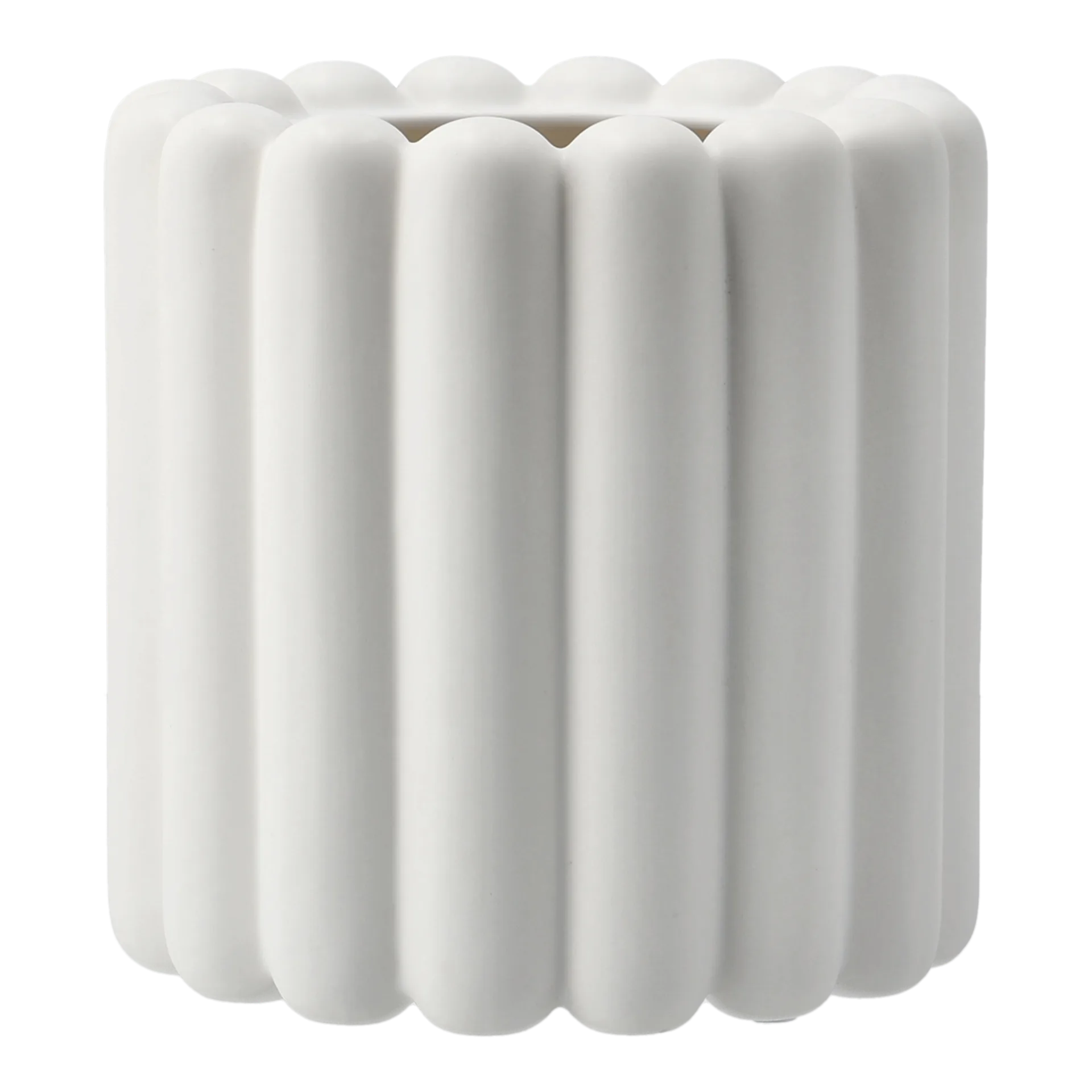 Mist flower pot small Ø19x19 cm, White DBKD