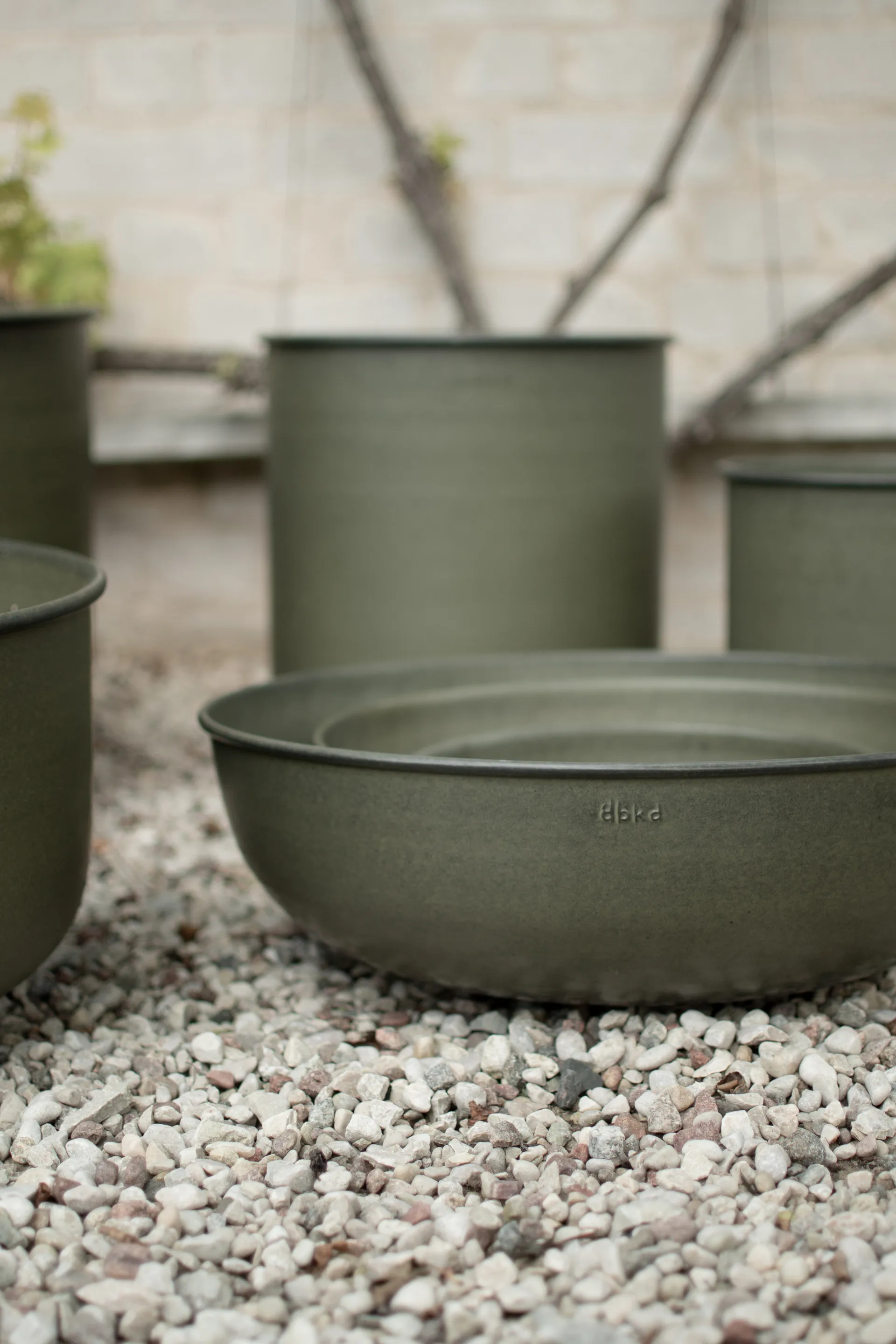 Out bowl 3 pieces, Green DBKD