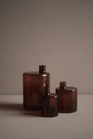 Pipe vase 14 cm - Dark red - DBKD