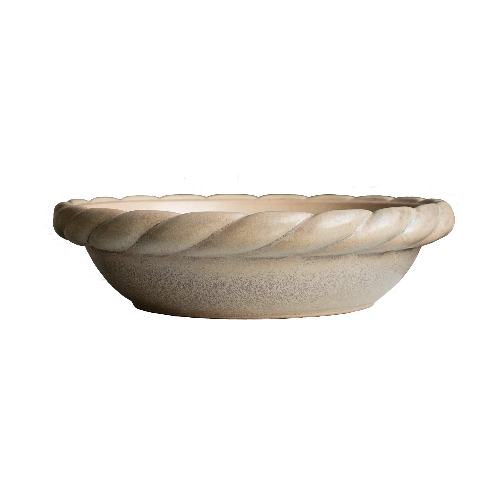 Twine dish Ø40 cm, Beige DBKD