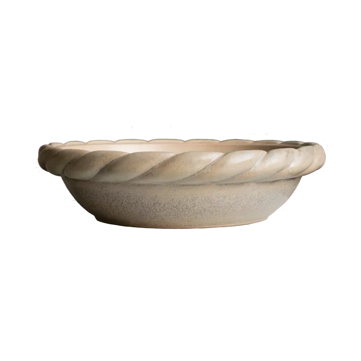 Twine dish Ø40 cm - Beige - DBKD