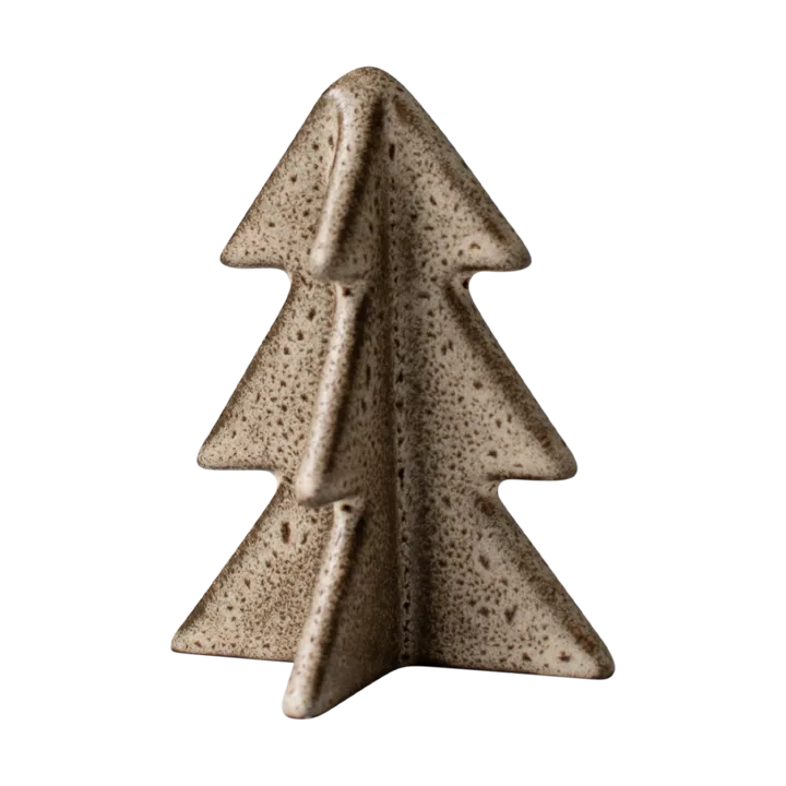 Winter tree decoration - Beige, 7 cm - DBKD