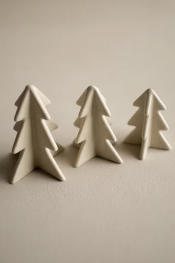 Winter tree decoration - Vanilla, 8 cm - DBKD