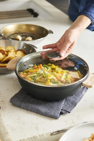 Alchimy glass lid deep ring - Ø32 cm - De Buyer