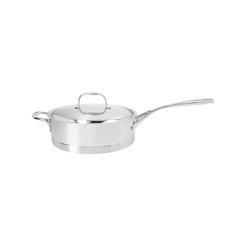 Atlantis 7 sauté pan with lid stainless steel, Ø24 cm Demeyere