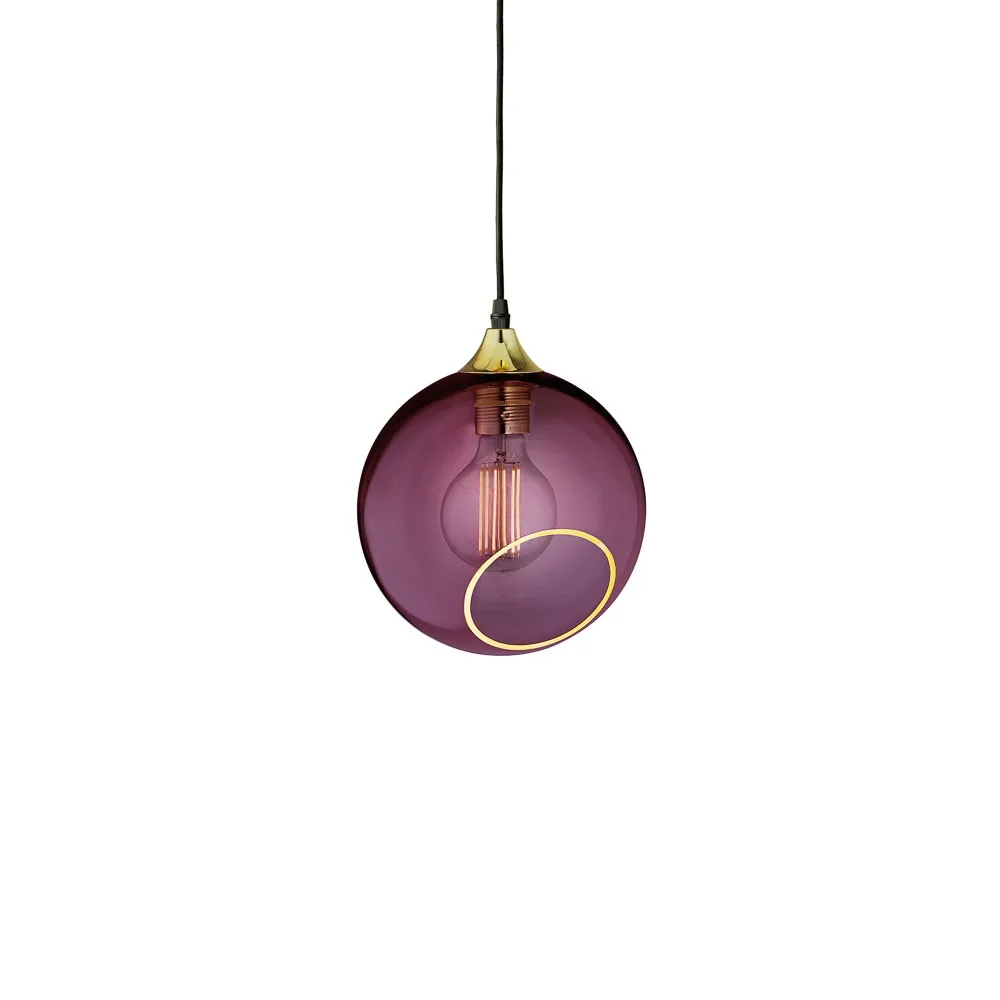 Ballroom pendant Ø20 cm, Gold-purple rain Design By Us