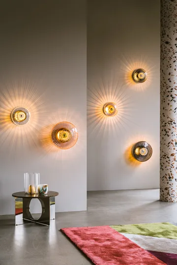 New Wave Optic wall lamp XL - Rose - Design By Us