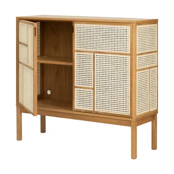 Air side table - Oak, 120x110 cm, with legs - Design House Stockholm