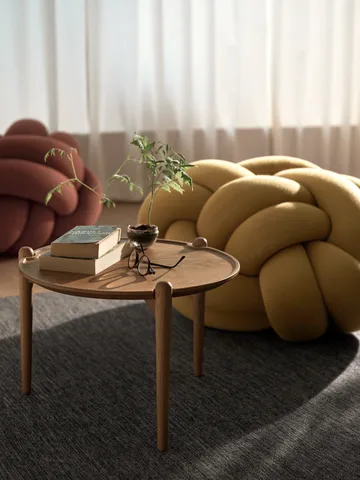 Aria coffee table - Oak, Ø50x37 cm - Design House Stockholm