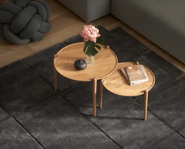 Aria coffee table - Oak, Ø50x37 cm - Design House Stockholm