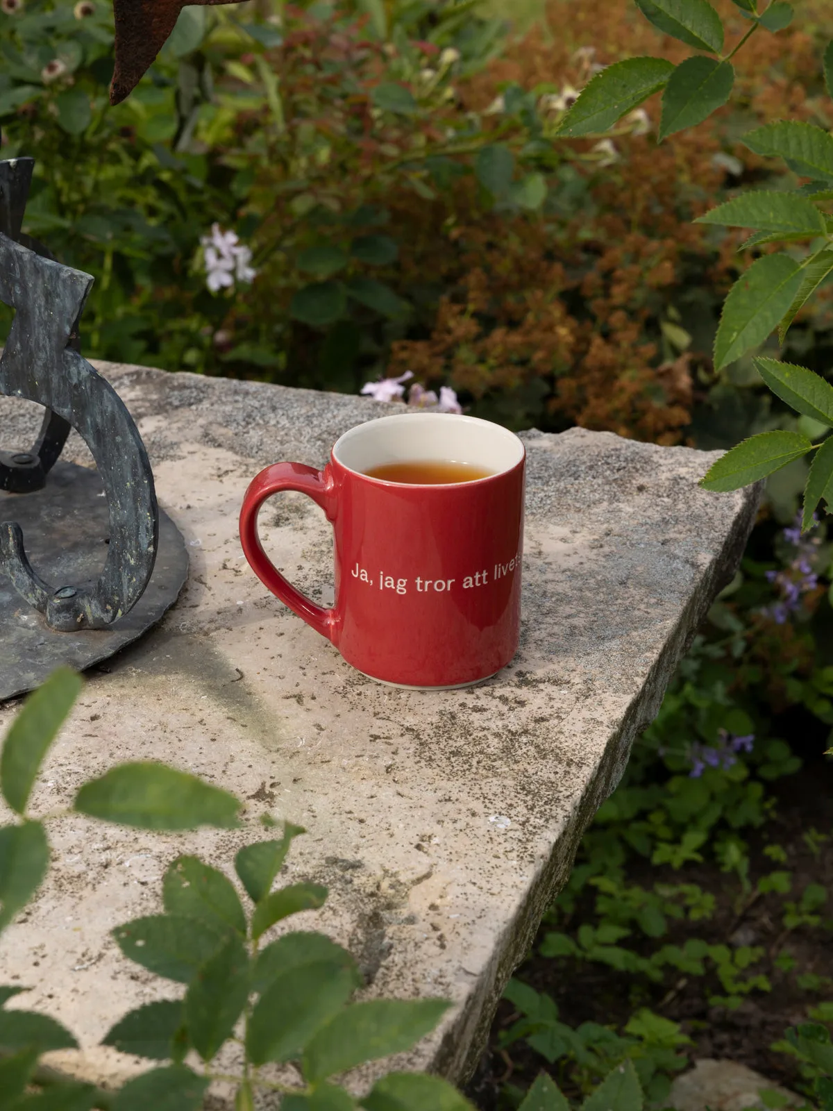 Astrid Lindgren mug, ja, jag tror att livets…, Swedish text Design House Stockholm