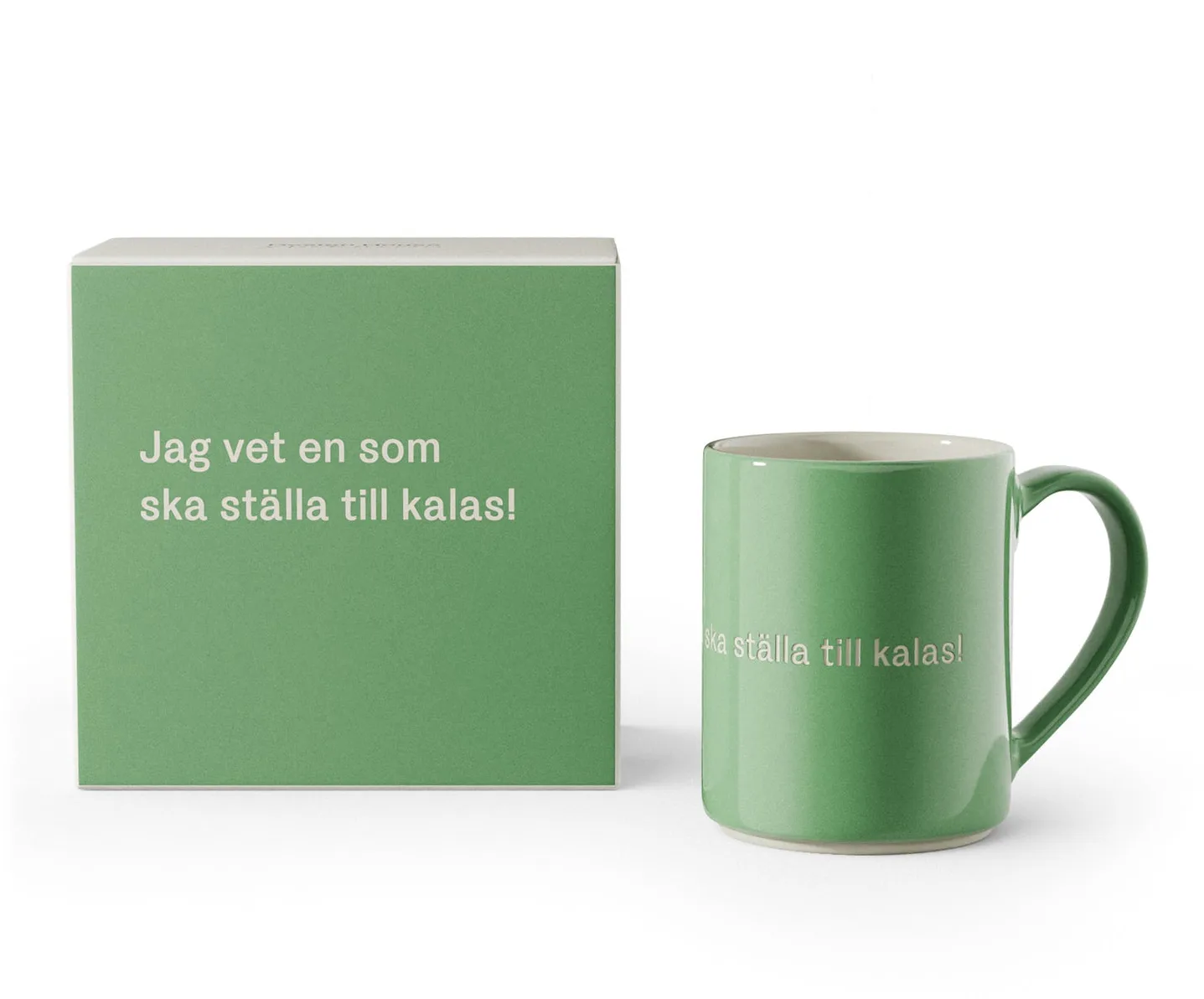 Astrid Lindgren mug, jag vet en som ska…, Swedish text Design House Stockholm