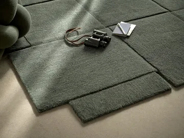 Basket rug, green - 185x240 cm - Design House Stockholm