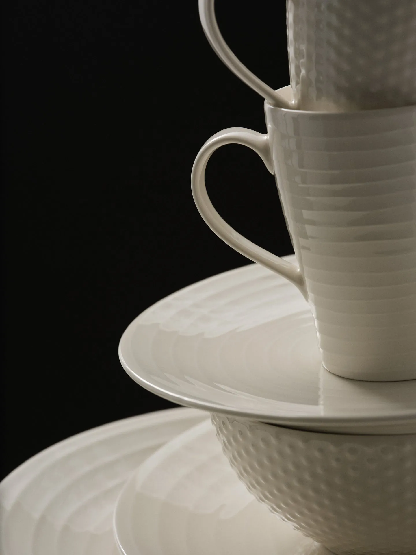 Blond mug, dot white Design House Stockholm