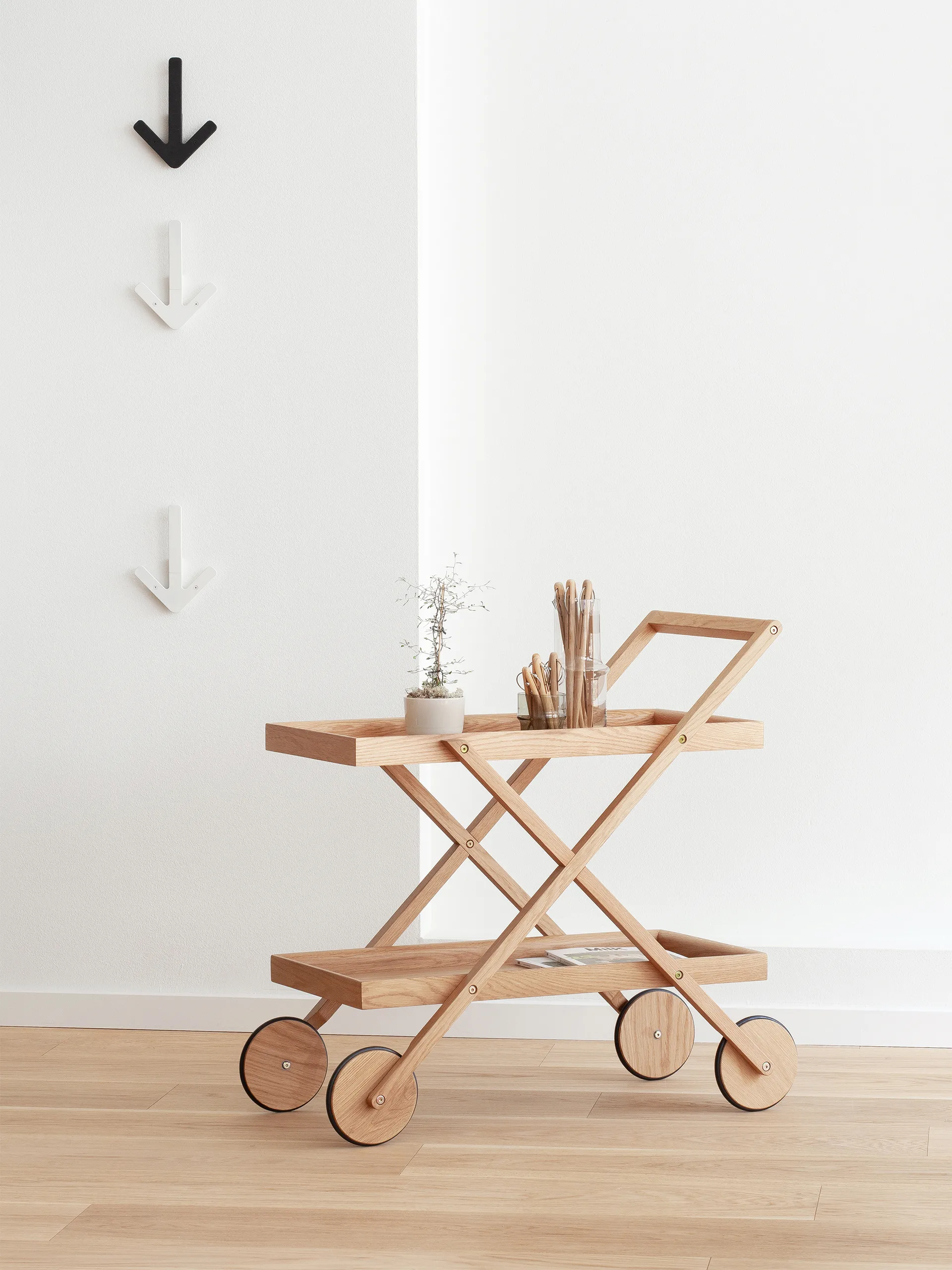 Exit serving trolley, Oak Design House Stockholm