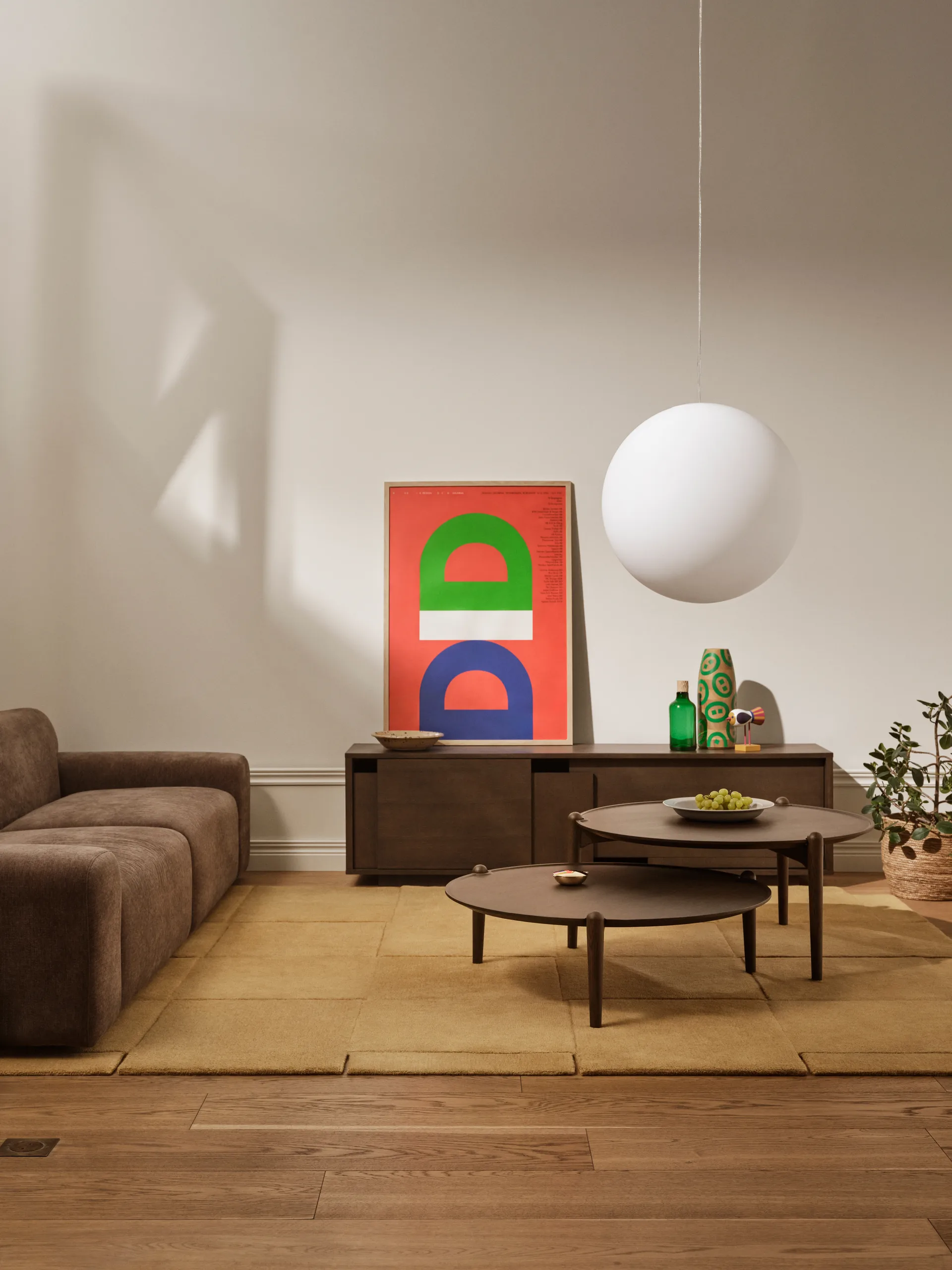 Layer sideboard, Dark oak, 180x51 cm Design House Stockholm