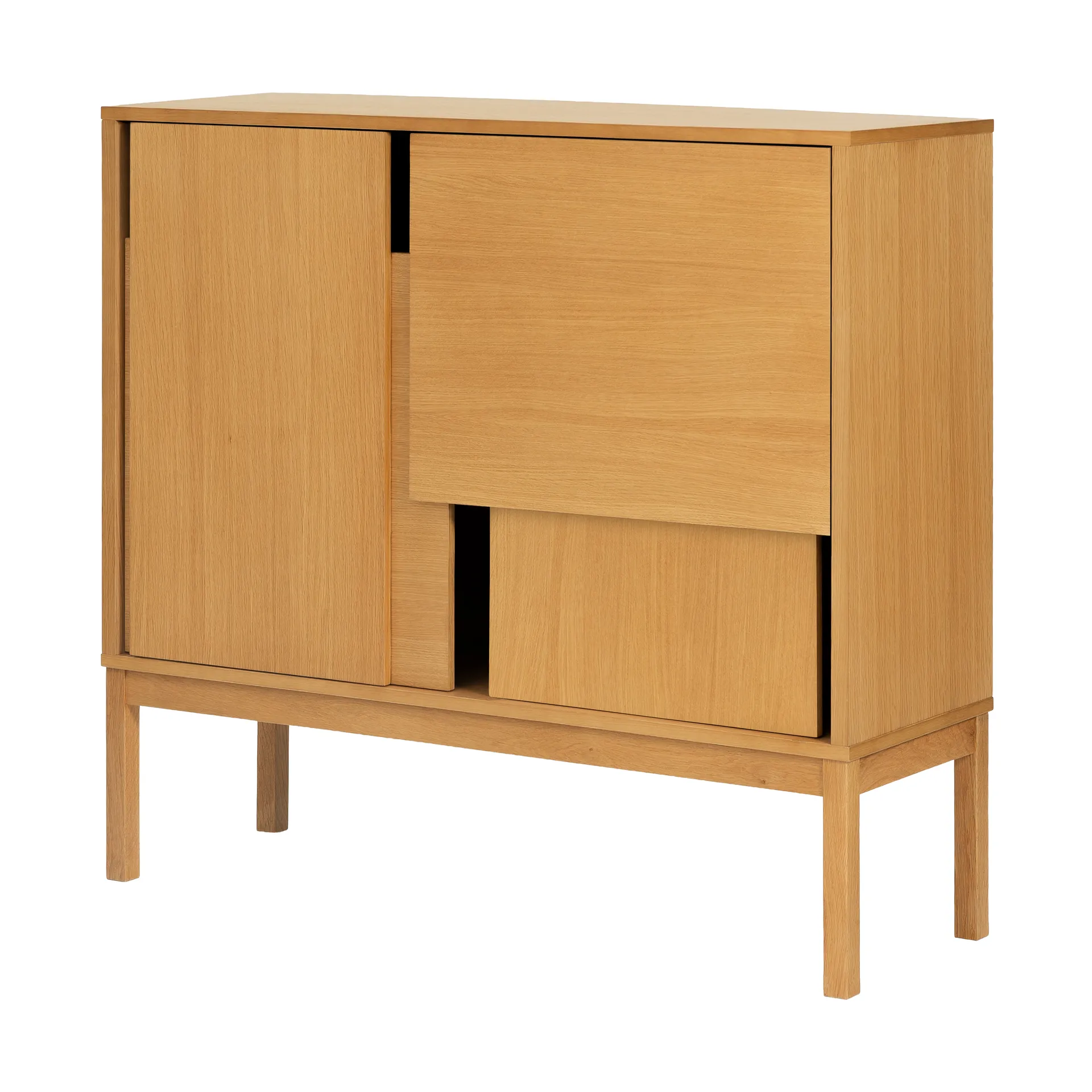 Layer sideboard, Oak, 120x110, with legs Design House Stockholm