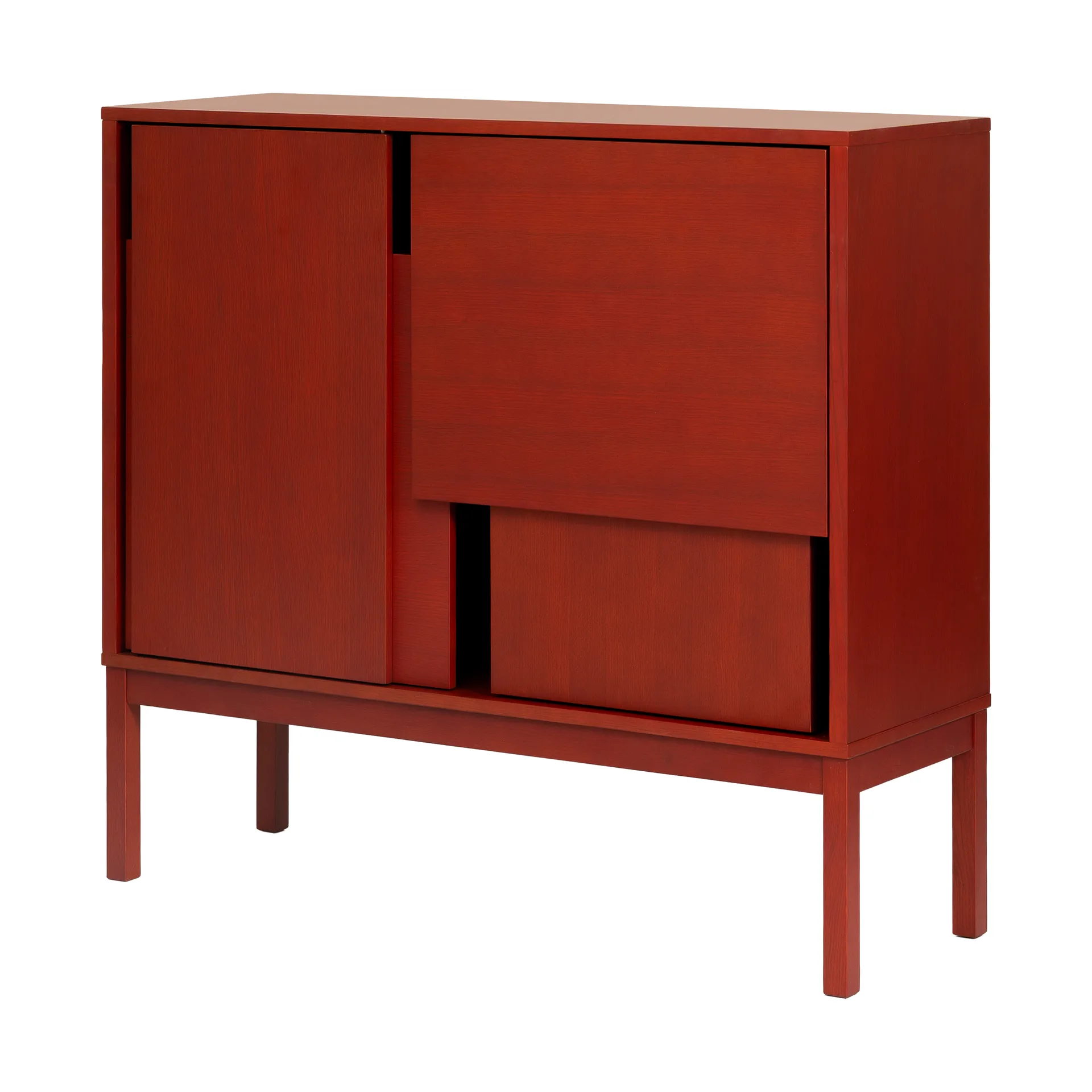 Layer sideboard, Red, 120x110, with legs Design House Stockholm