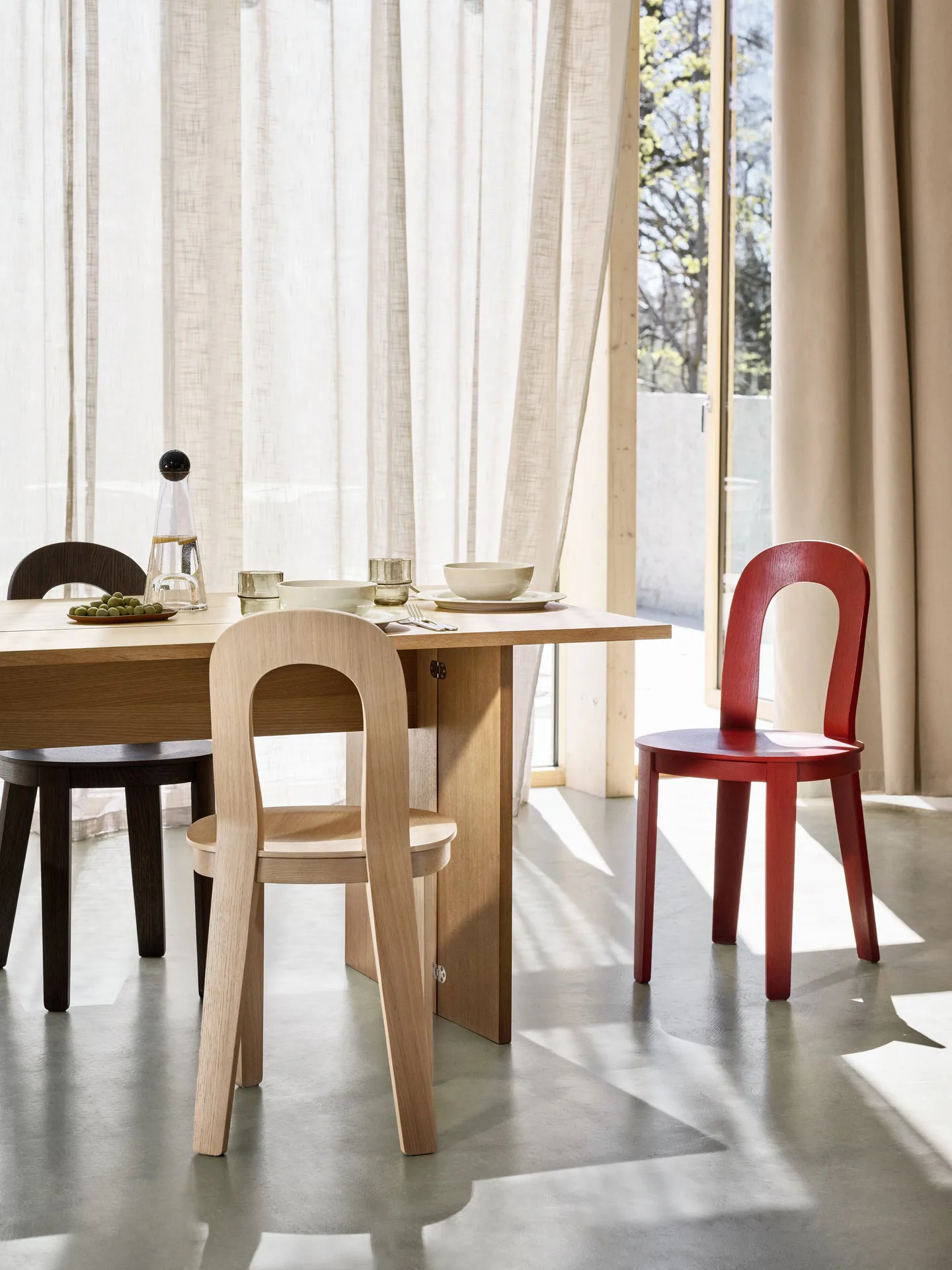 Olivia chair, Light oak Design House Stockholm
