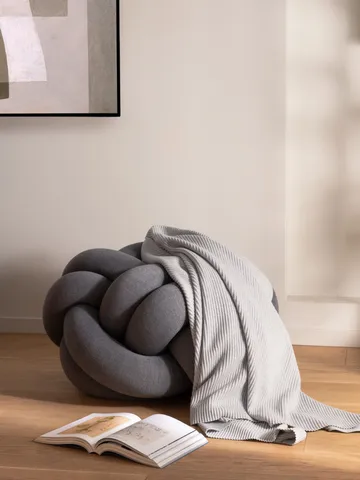 Pleece throw 140x160 cm - Light grey - Design House Stockholm