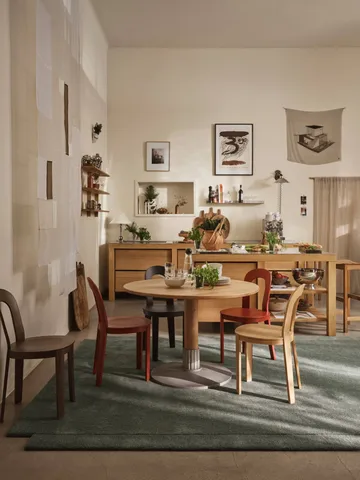 Tock Table dining table - Oak, Ø110x76 cm - Design House Stockholm