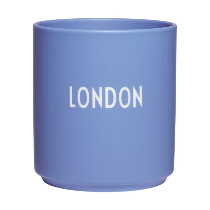 Design Letters favorite cup International 25 cl - London-blue - Design Letters