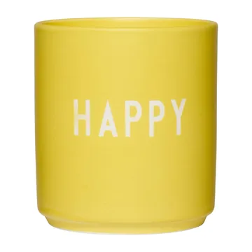 Design Letters favourite cup 25 cl - Happy-yellow - Design Letters