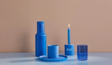 Design Letters favourite cup 25 cl - Hello-cobalt blue - Design Letters