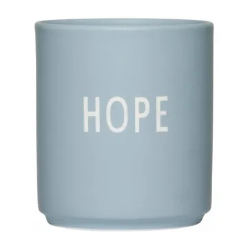 Design Letters favourite cup 25 cl - Hope-light blue - Design Letters
