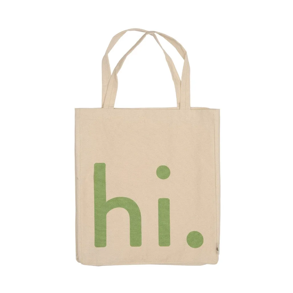 Design Letters hi. bag, Green-pink Design Letters