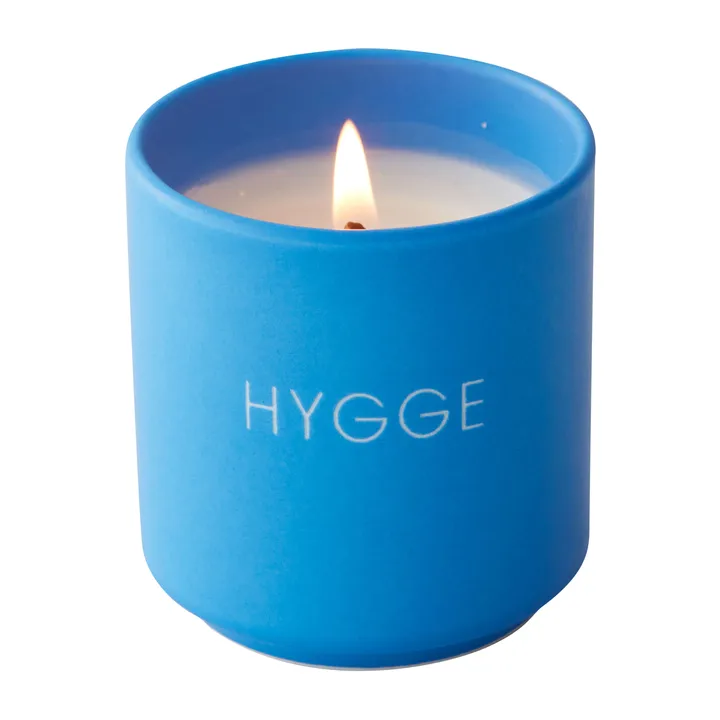 Design Letters scented candle Ø5.5 cm - Hygge-cobalt blue - Design Letters