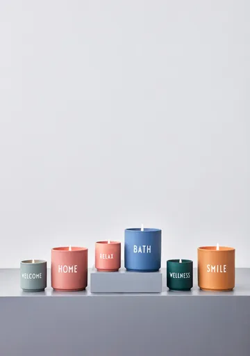 Design Letters scented candle Ø5.5 cm - Relax-nude - Design Letters